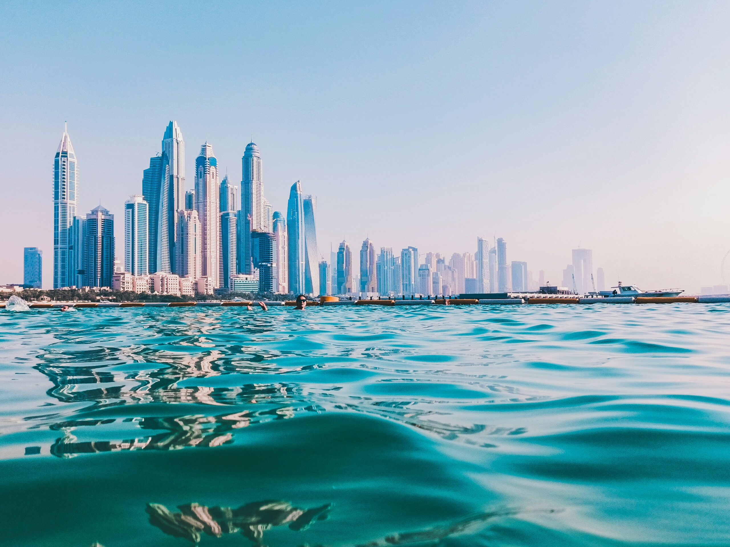 A luxury penthouse in one of Dubai’s iconic developments with panoramic views of the city skyline