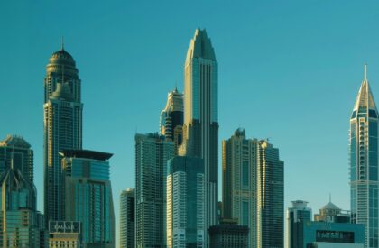 A view of Dubai’s latest off-plan real estate developments, showcasing modern architecture and investment potential
