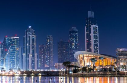 Real estate investor weighing risks and rewards of investing in Dubai’s property market, with focus on ROI and potential challenges