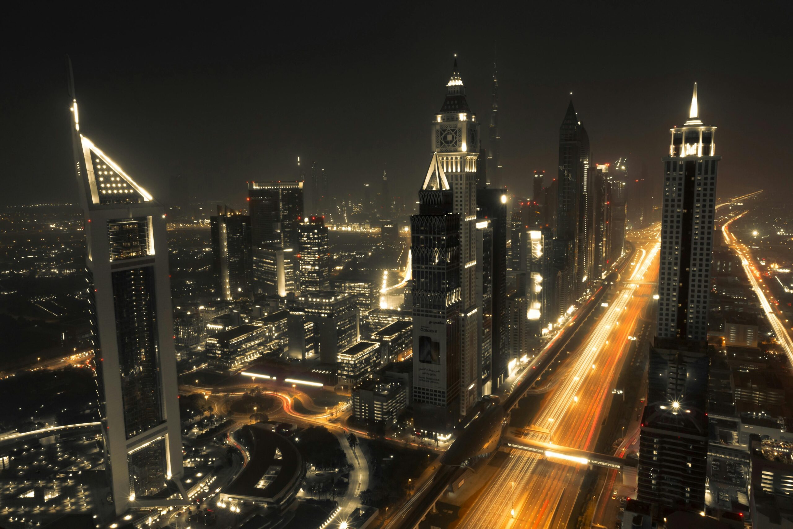 Dubai skyline with modern real estate developments, highlighting current market trends and investment opportunities