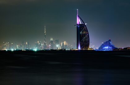 Dubai vs. Abu Dhabi Real Estate – Which is the Better Investment? A comparison of real estate properties in Dubai and Abu Dhabi, showcasing the investment potential of both cities
