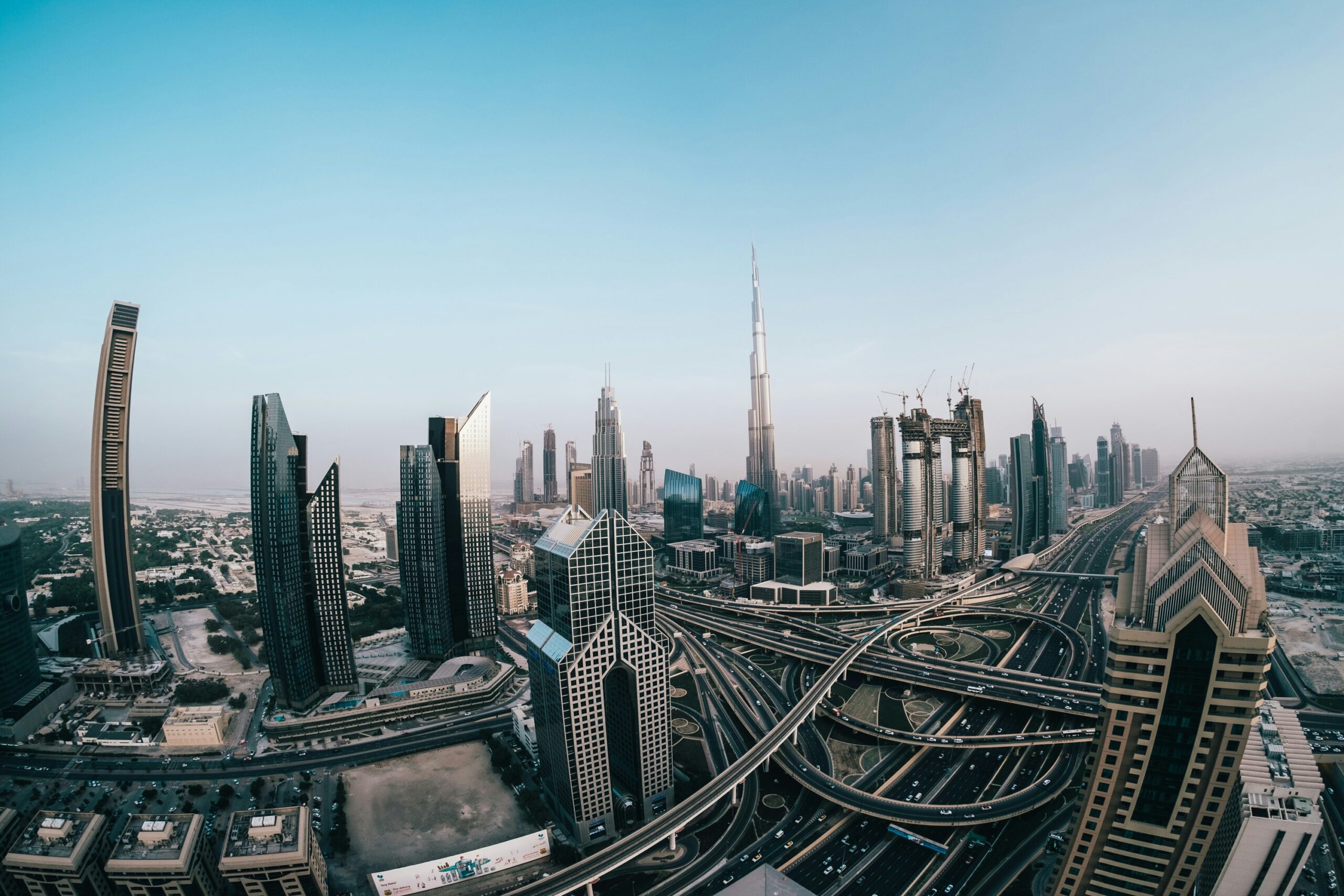 A person exploring a Dubai luxury apartment through a virtual tour on a tablet