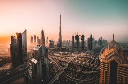 Top 10 Reasons to Invest in Dubai: Your Ultimate Investment Guide Dubai skyline at sunset with Burj Khalifa