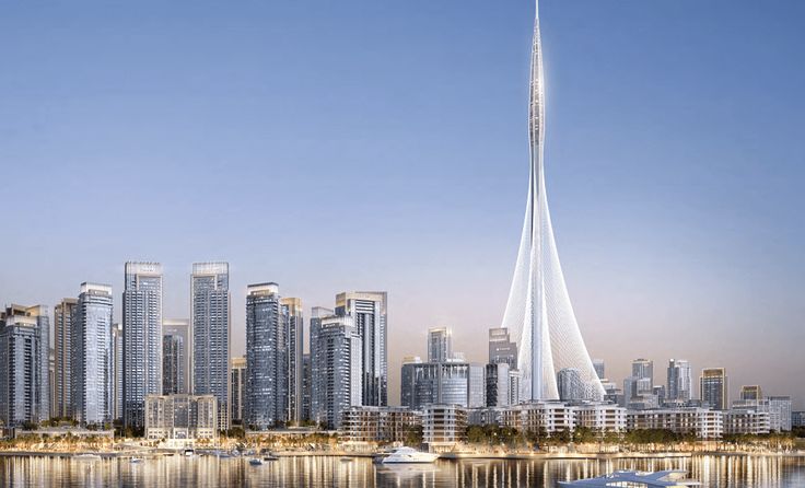 Dubai Creek Tower and skyline, illustrating the discussion of off-plan property investment risks in Dubai