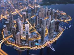 A Dubai skyline with fluctuating property price graphs, showing a drop and strategies for smart investors