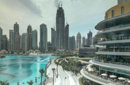 A dynamic view of Dubai’s real estate market with construction and developments related to Expo 2025
