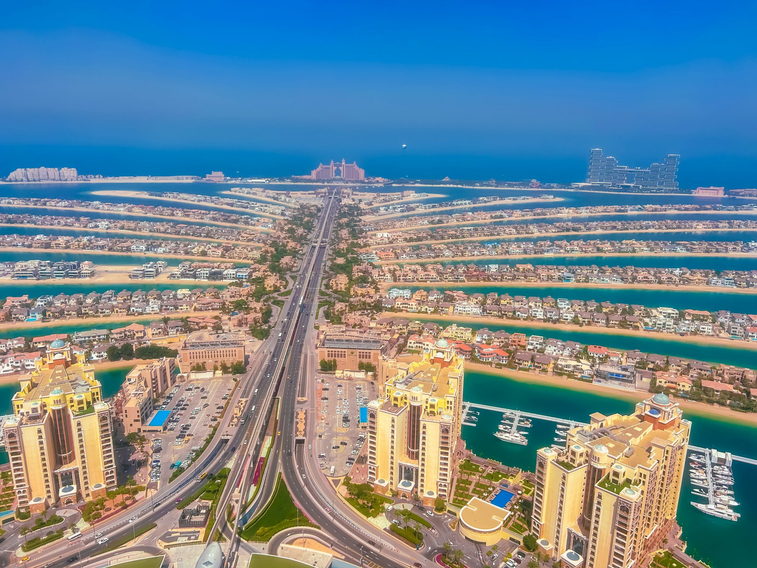 Real estate investor analyzing property data and market trends in Dubai using data analytics tools and dashboards.